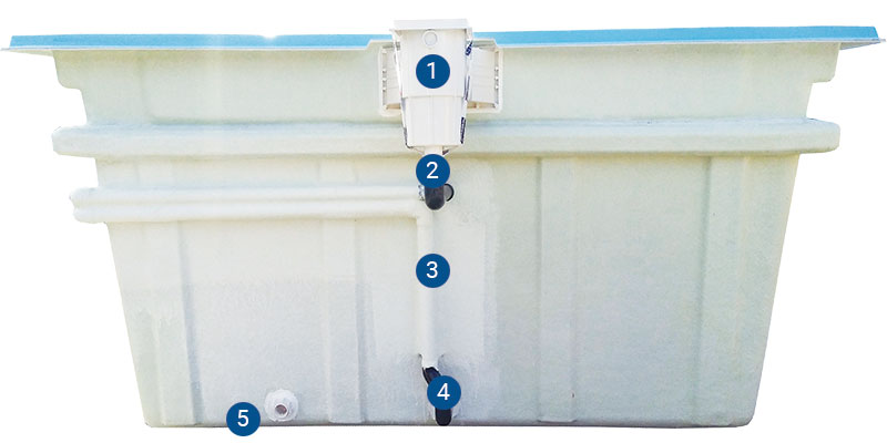 Préinstallation des tuyauteries